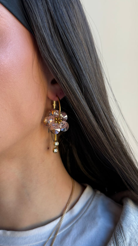 Boucles d’Oreilles AZELIA Rose