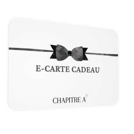E-CARTE CADEAU