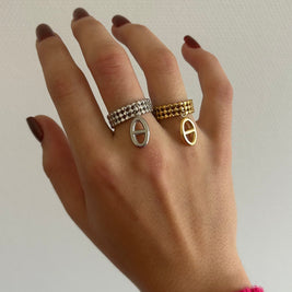 Bague POSITANO Chaîne