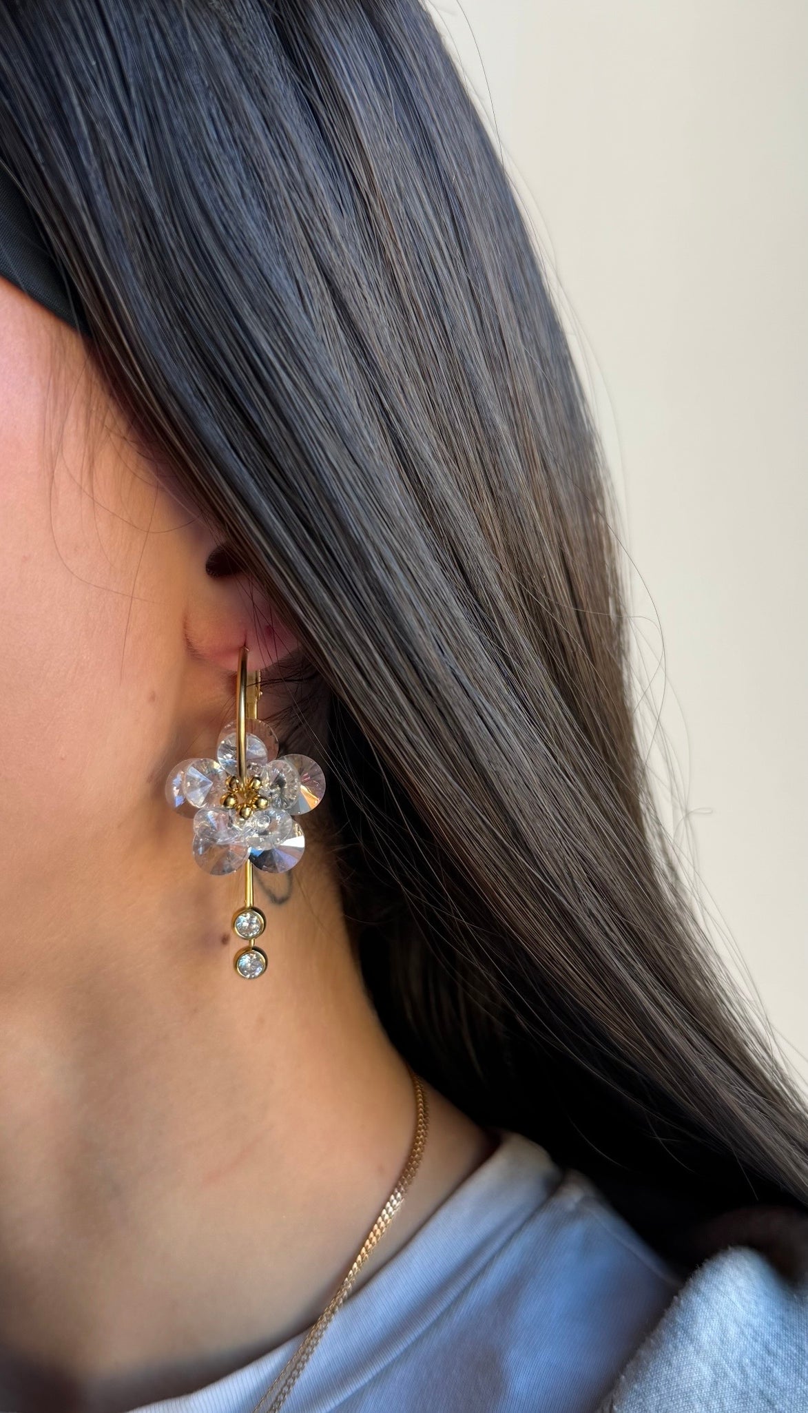 Boucles d’Oreilles AZELIA Blanc